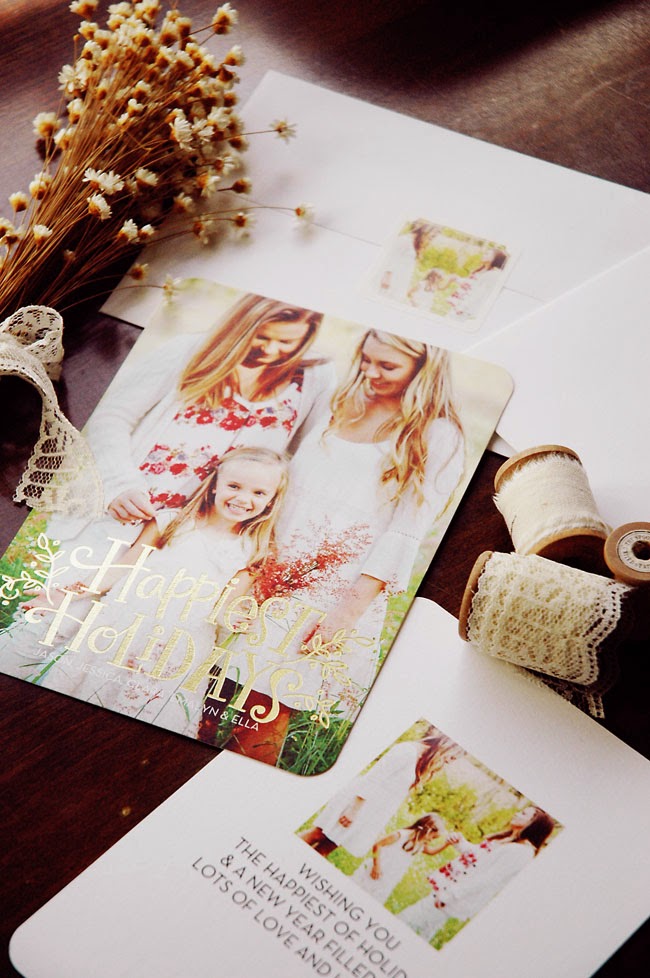 Pen + Paper Flowers: HOLIDAYS | Gold Foil Holiday Cards :: Shutterfly
