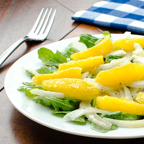 Fennel, Orange, and Arugula Salad