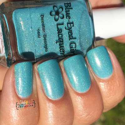Addicted To Holos Indie Box, Blue Eyed Girl Lacquer Sepulcher By The Sea