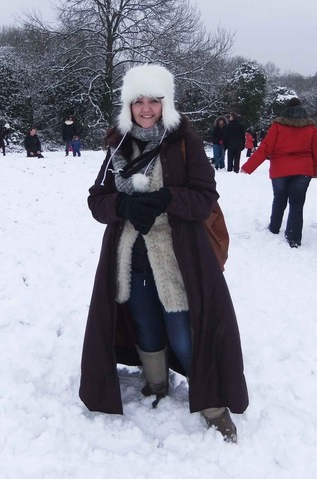fashiontent: London Winter Snow Style