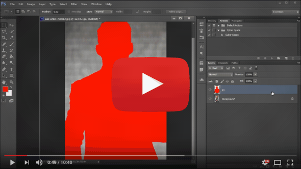 Cyber Space Photoshop Action - 1