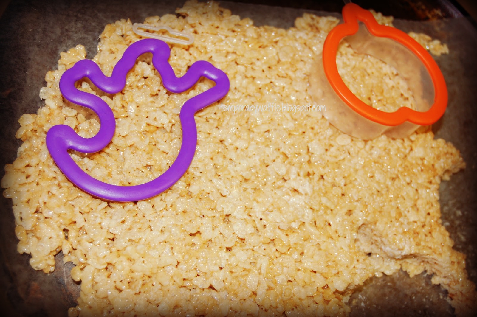 Temporary Waffle My Rice Krispie Halloween House Party!!