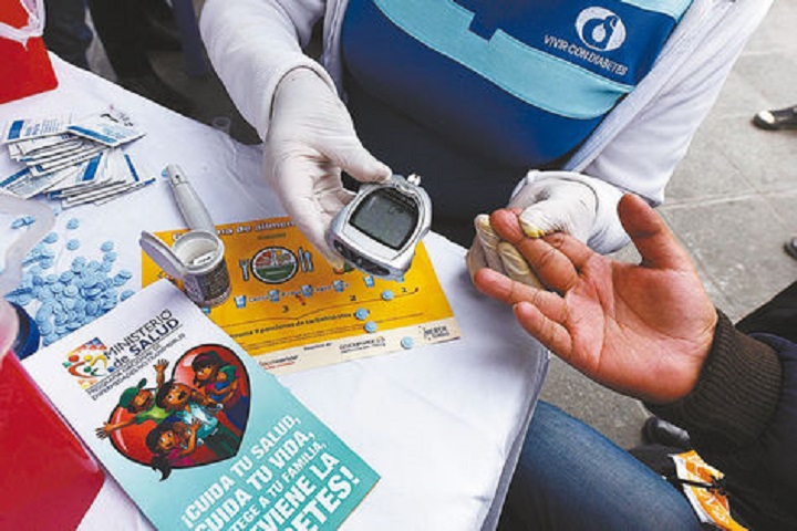 6.6% de los bolivianos fueron diagnosticados con diabetes tipo II en 2016