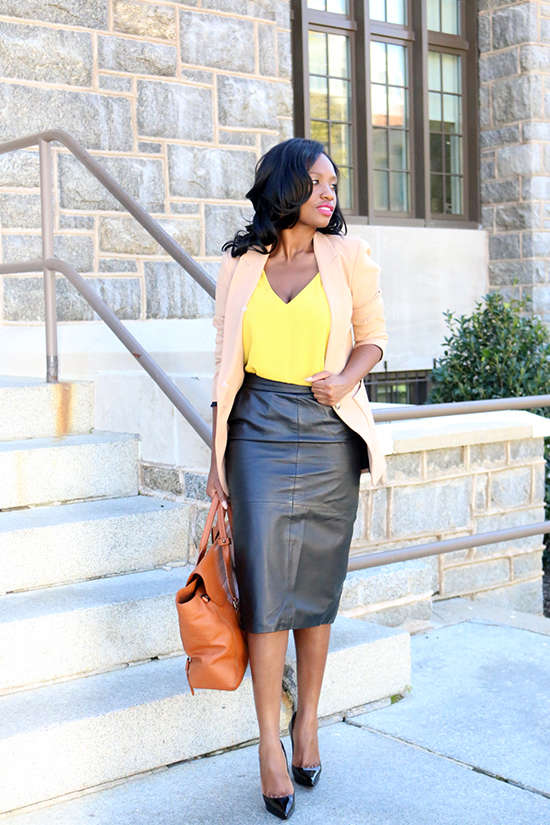 Leather For Work | Prissysavvy
