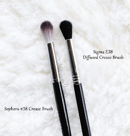 Sephora Collection Pro Featherweight 38 Crease Brush Comparison Review