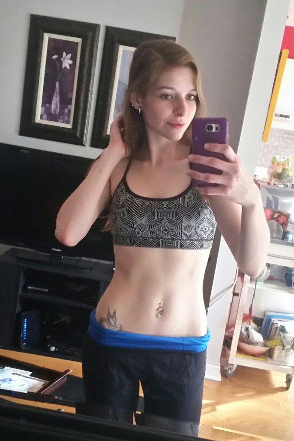 hot teens in sports bras