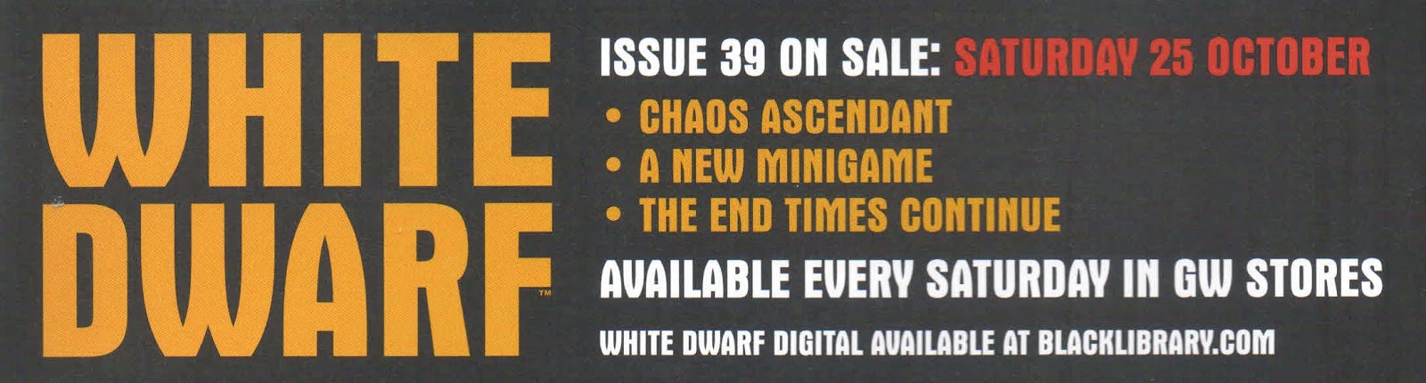 Adelanto de la White Dwarf Weekly 39