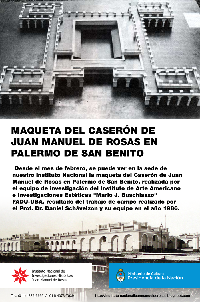 Caserón de Juan Manuel de Rosas en Palermo de San Benito