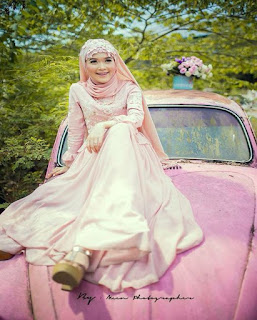 gaun pengantin muslimah murah