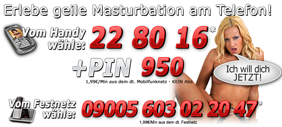 Telefonsex Masturbation