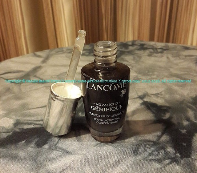 ADVANCED GÉNIFIQUE Youth Activating Concentrate Serum LANCOME Photo by NATALIE BEAUTE