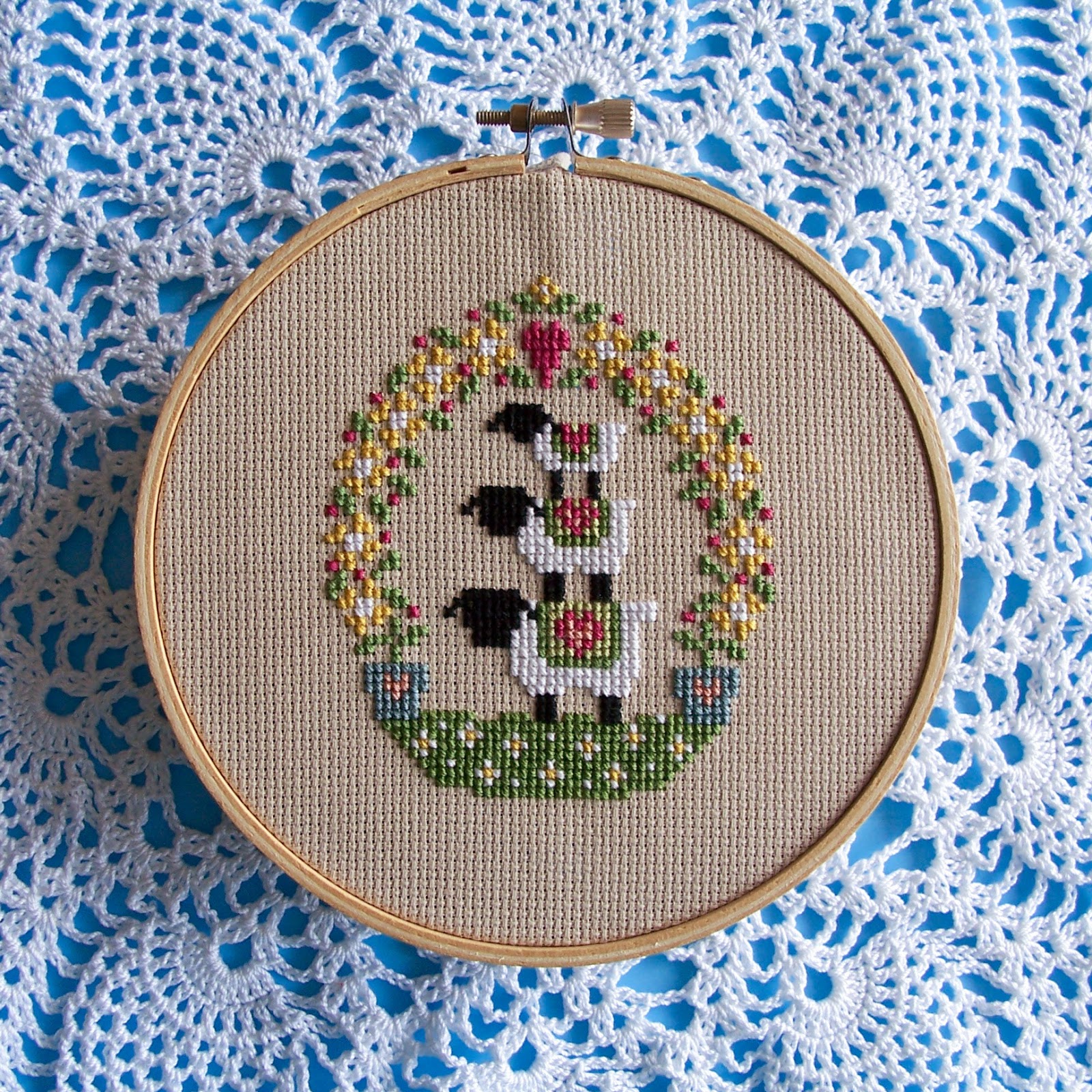 Finishing Cross Stitch In A Hoop Cross Stitch Patterns