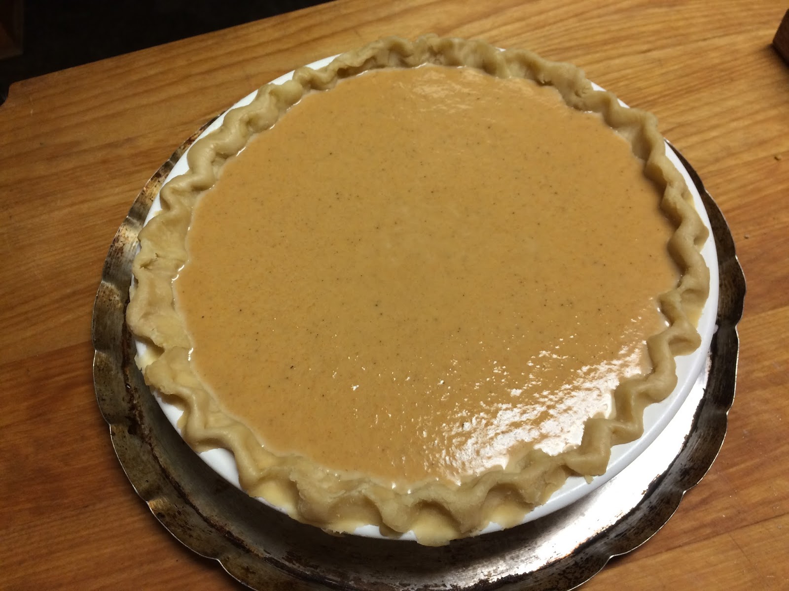 Cooking with Barry & Meta: Traditional Pumpkin Pie made with pumpkin pu