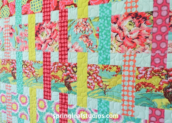 Interweave quilt pattern with Amy Butler