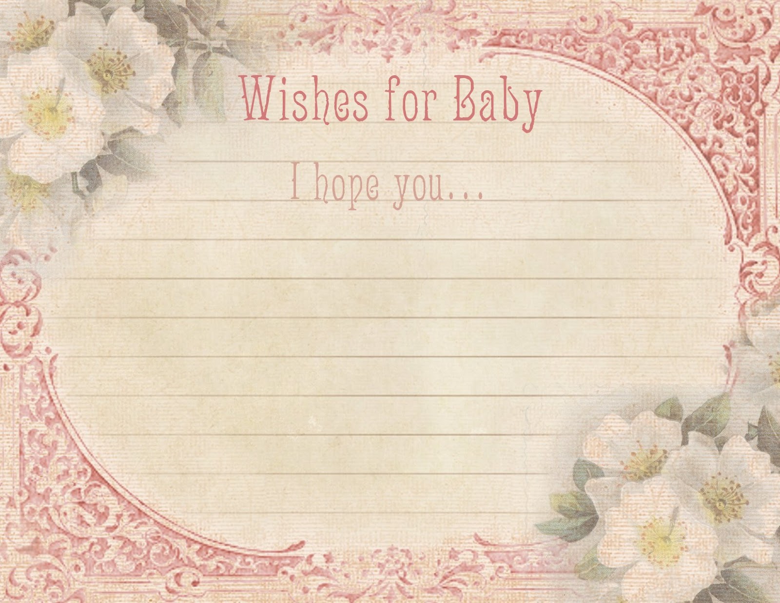 Lilac & Lavender Vintage Baby Shower Printables!