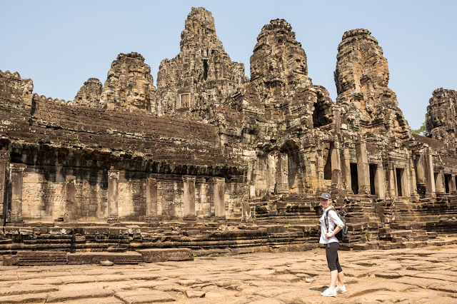 kambodža, siem reap, angkor, vat, wat, cestování, Asie, bayon, thom