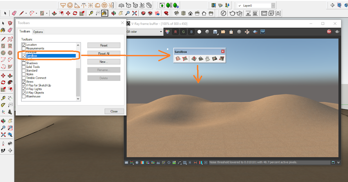 Membuat kontur tanah dengan Sketchup ~ Dizar Smart