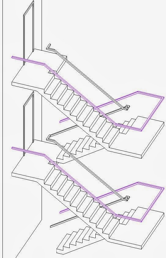 RevitCat Revit Multistorey Railings Story 1