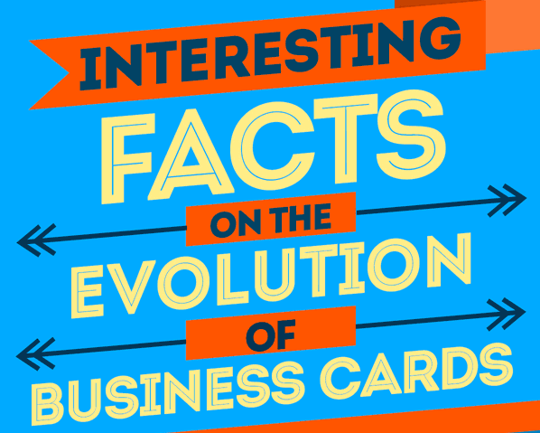 Interesting Facts On The Evolution Of Business Cards [Infographic] ~ Visualistan