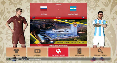 PES 2017 FIFA World Cup 2018 Russia Theme by JAS