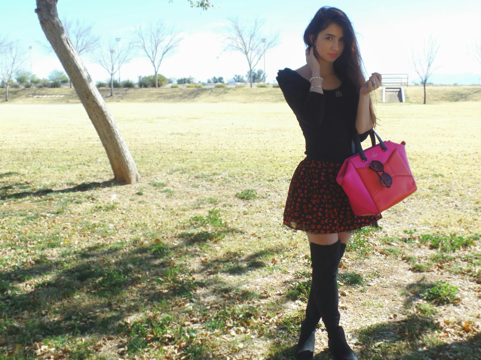 Flirty Valentine's Day Outfit Compass Lane Chic