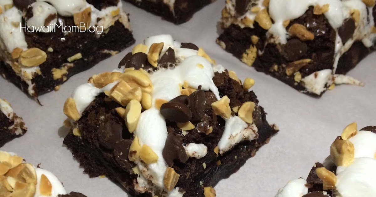 Hawaii Mom Blog Rocky Road Brownies