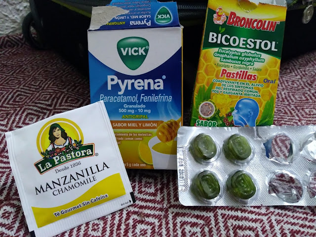 Anti-cold arsenal. Mexico City. November 2018.