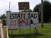 Estate Tag Sale sign, 400 Mile Yard Sale