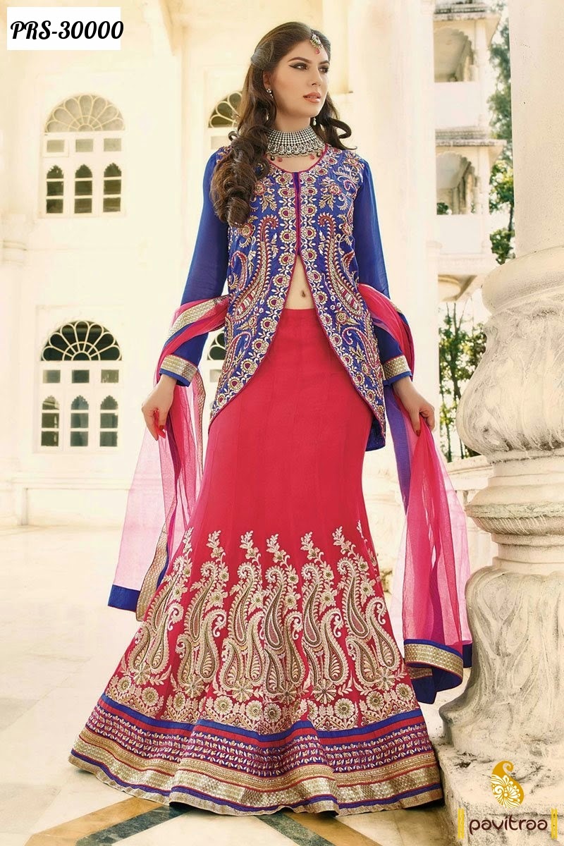 Wedding Reception Lehenga Choli Online Shopping from Surat Gujarat