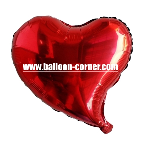 Balon Foil Hati Asimetris / Foil Love Asimetris