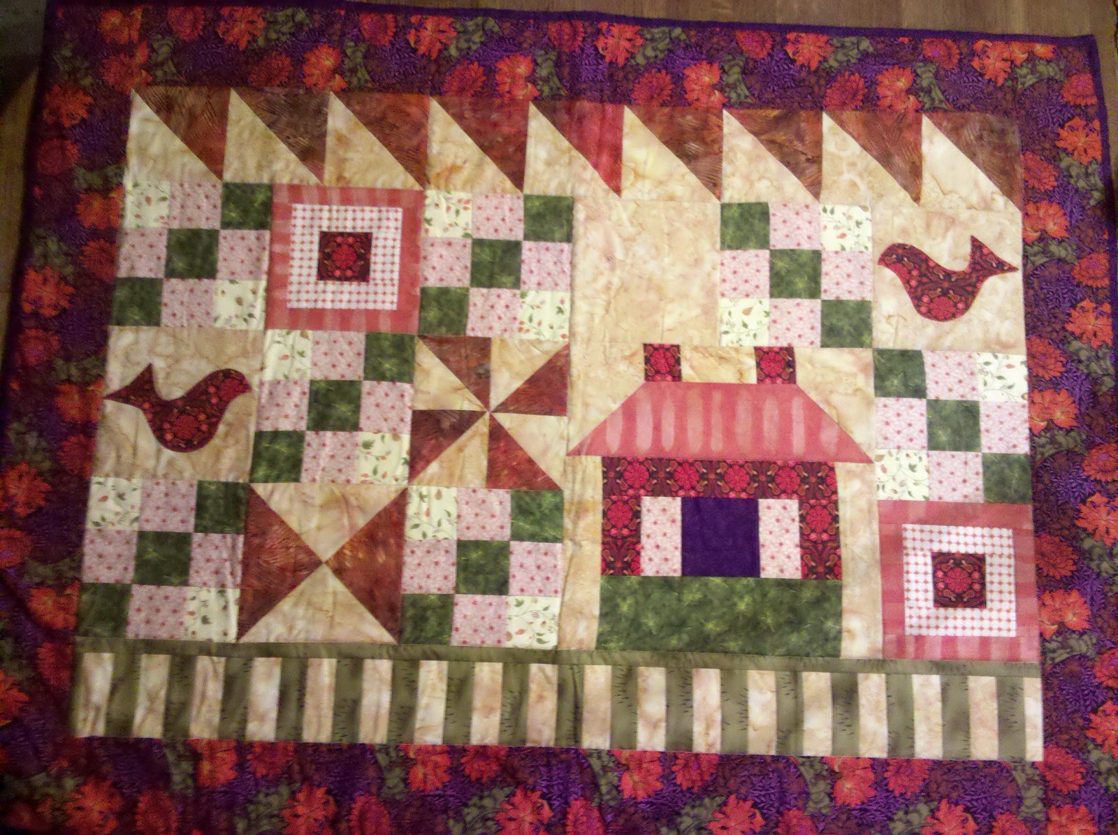 Sewing Circle Getting Things Done Class Quilt Completed