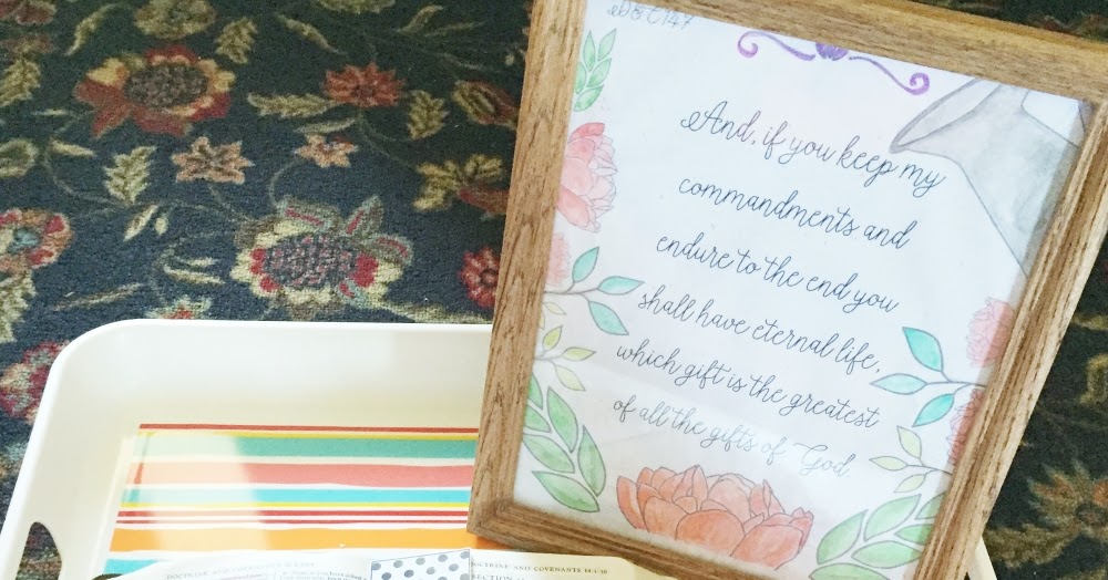 Life's Journey To Perfection LDS Blogger Mini Scripture Devotional