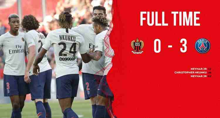 Hasil Nice vs Paris Saint Germain Skor Akhir 0-3 Hasil Nice vs Paris Saint Germain Skor Akhir 0-3