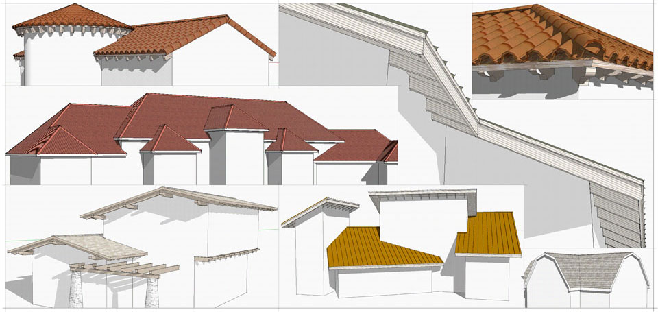 Cute Drawing A Complicated Roof In Sketch Up for Kindergarten