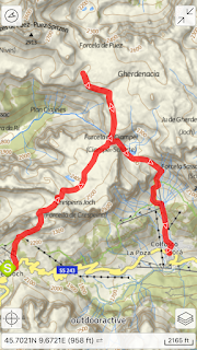 Alta Badia app map and overview for Hike 1. Alta Badia app map and overview for Hike 1.