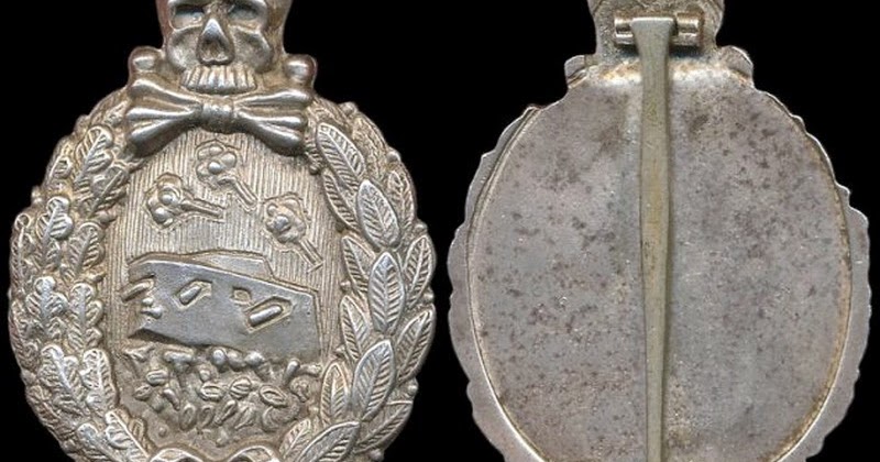 NAZI JERMAN KampfwagenErinnerungsabzeichen (World War I Tank Badge)