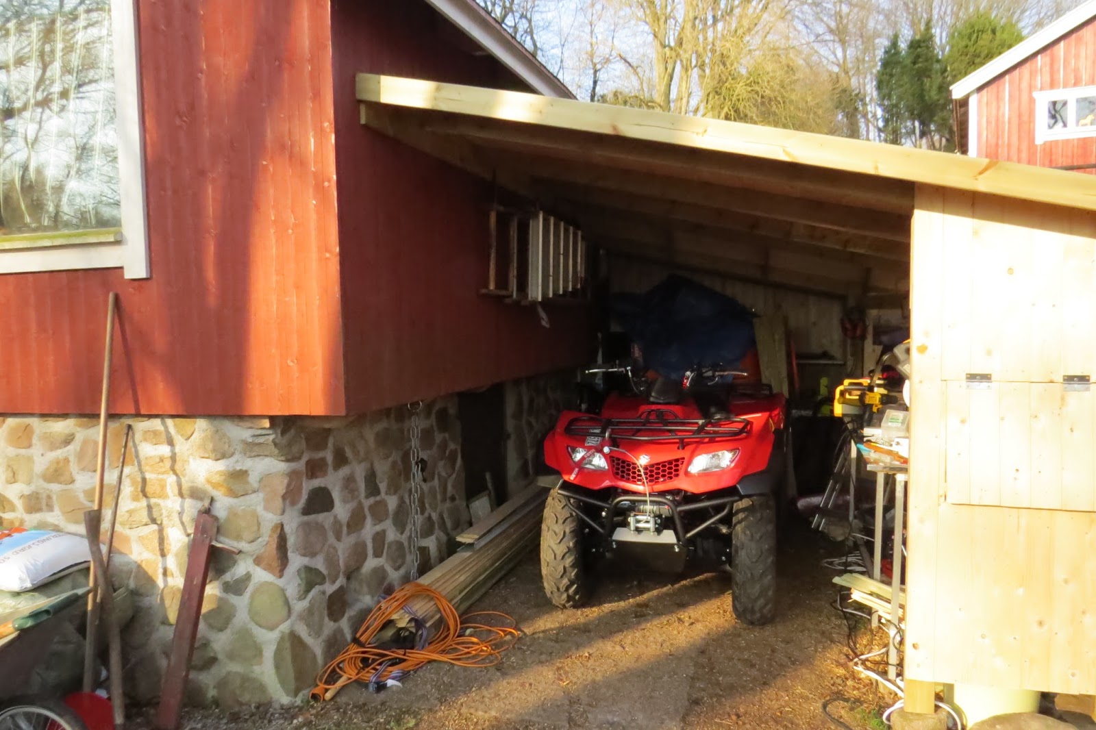 BACKATORP: MY ATV-SHED (TOOK A COUPLE OF YEARS)