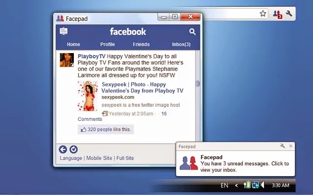 Chrome外掛，獨立的FB訊息收件匣視窗，在電腦上也能用像是手機的Messenger一樣舒服的聊天傳訊，Facepad for Facebook™！