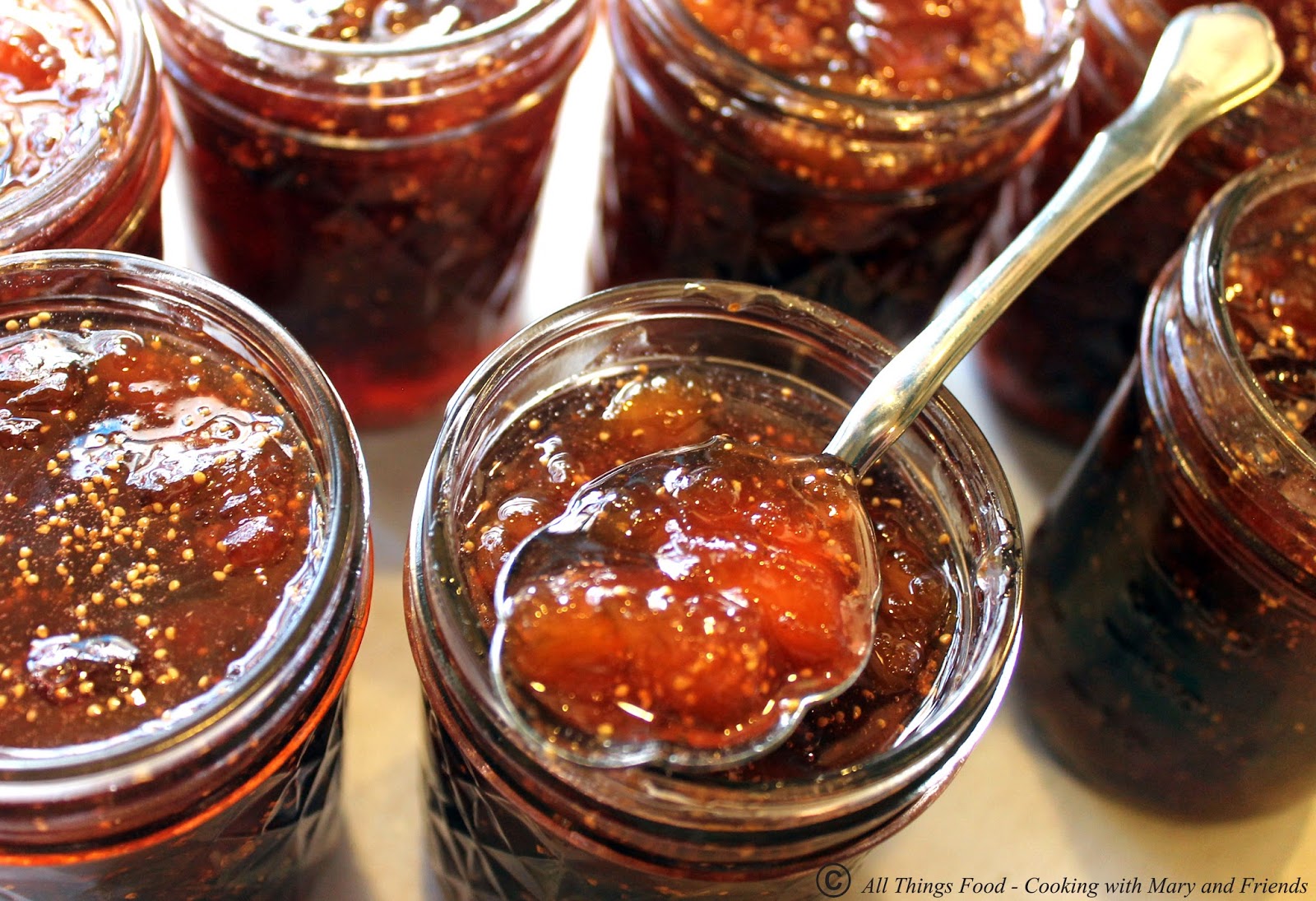 Cooking With Mary and Friends Drunken Fig Jam