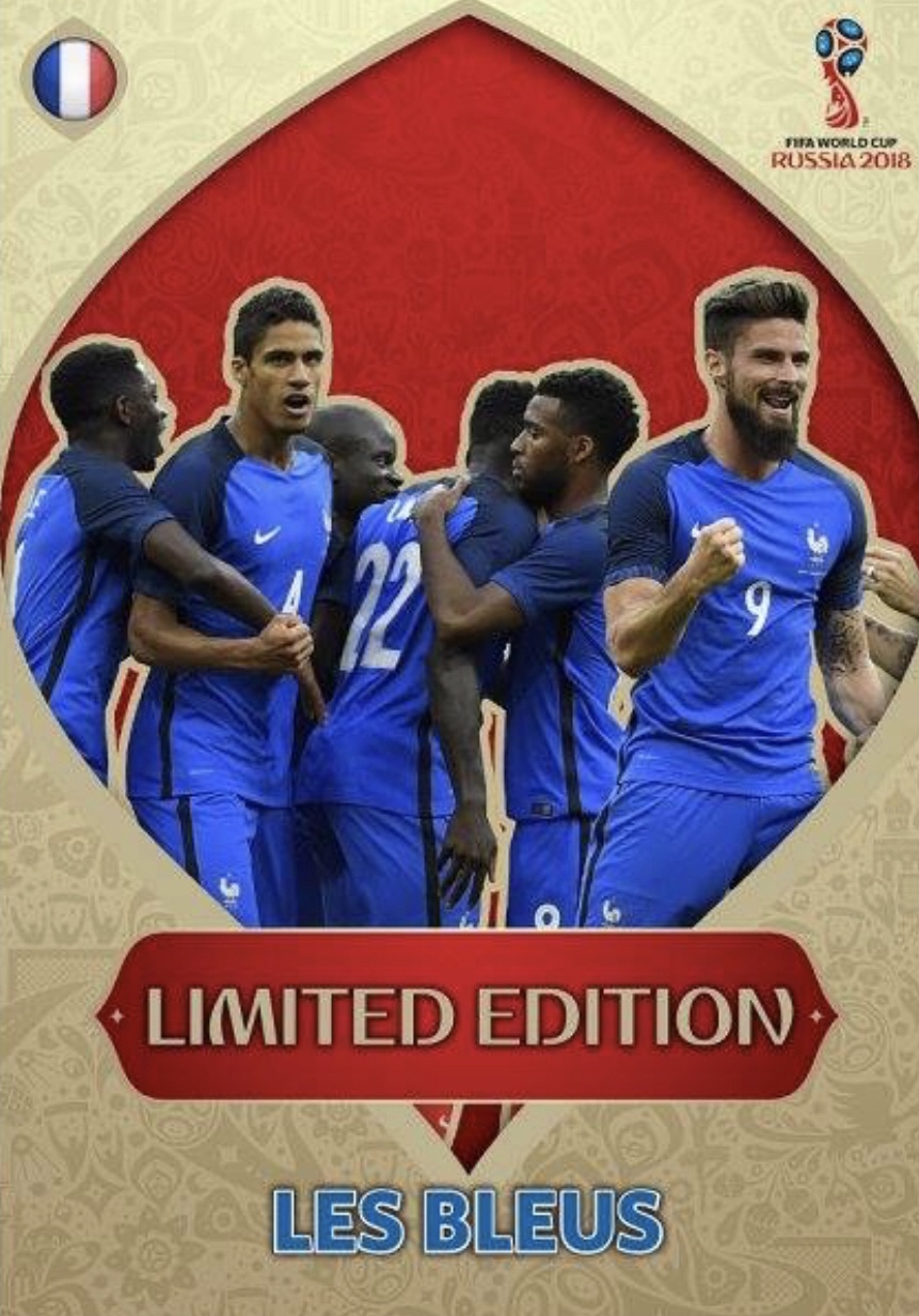 Coupe du monde 2018 XXL ADRENALYN XL Limited Edition cards