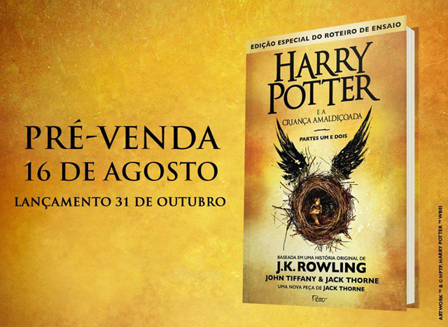 Novidades - Revelada a capa e as datas de pré-venda de Harry Potter e a Criança Amaldiçoada Novidades - Revelada a capa e as datas de pré-venda de Harry Potter e a Criança Amaldiçoada
