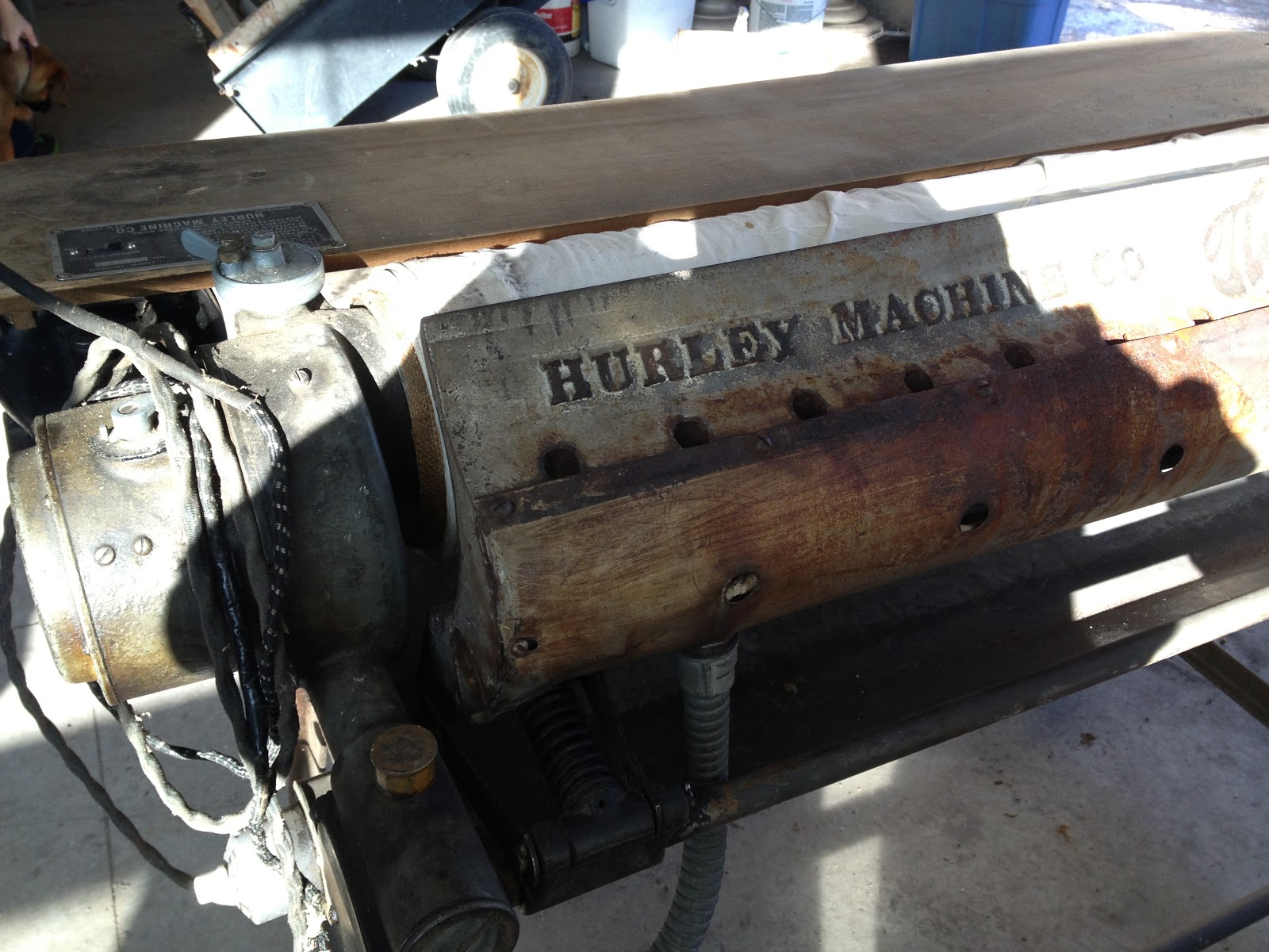 ECO Pocatello Architectural Salvage "Thor" Ironer Hurley Machine Company