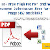 Top 100+ Free High PR PDF Submission Sites for Off Page SEO Backlink in 2018