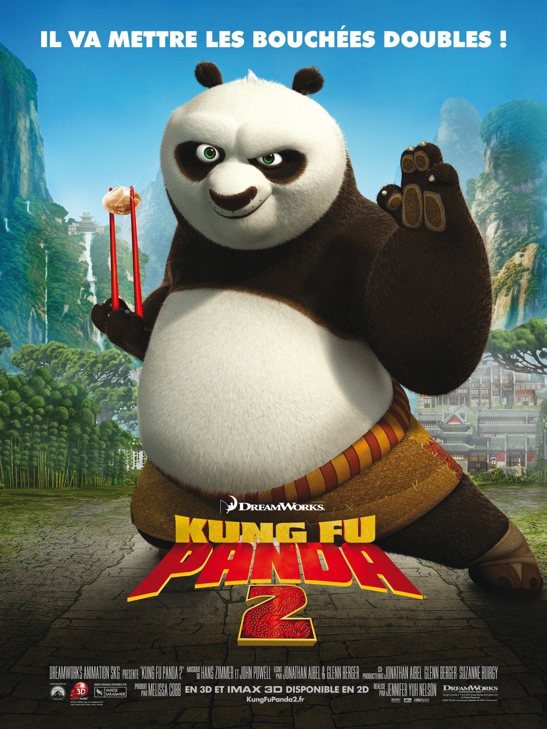 N4nation The new French poster for Kung Fu Panda 2