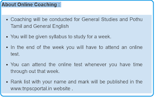 tnpsc group 4 2016 online coaching tnpsc exams online coaching 2016