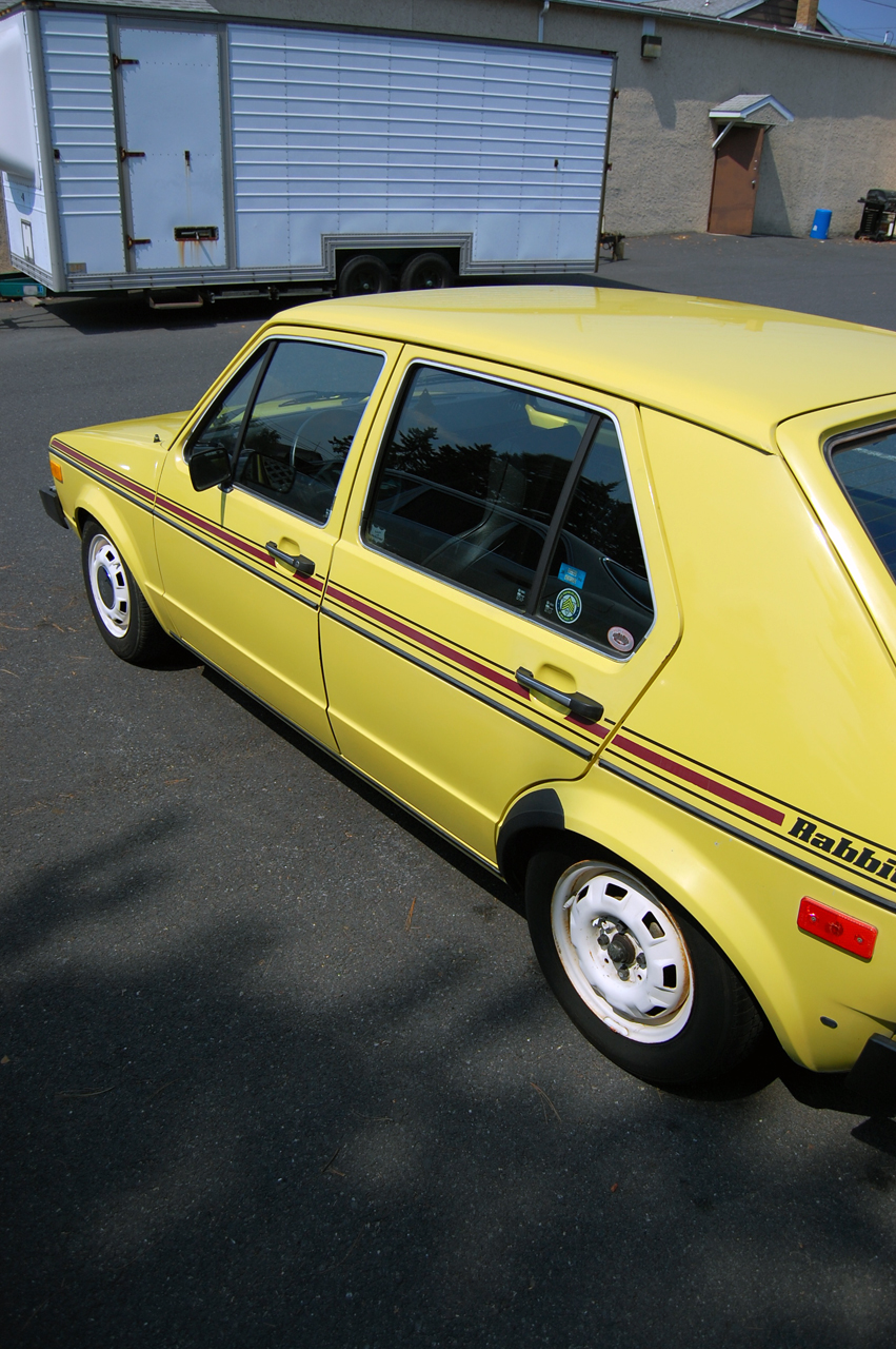 BC Automotive Detailing: Yellow VW Rabbit