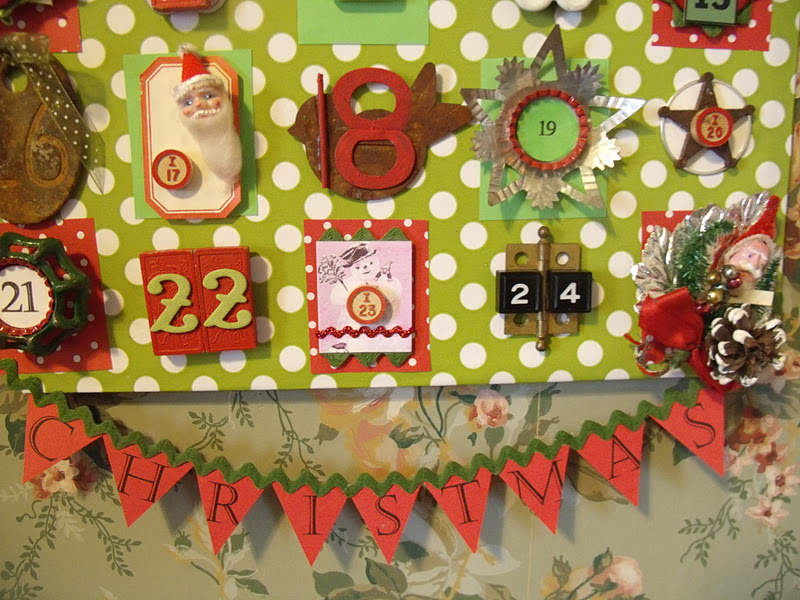 Pollyanna Reinvents Eclectic Advent Calendar Be Very Merry!