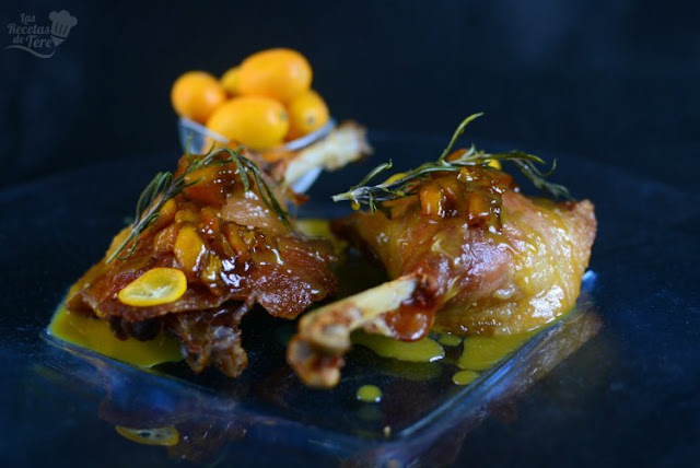 Confit de pato a la reducción de kumquat tererecetas 04 Confit de pato a la reducción de kumquat 04