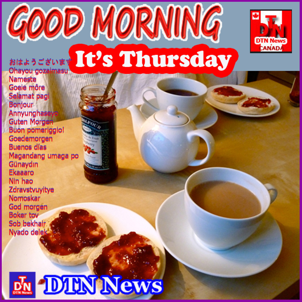 DEFENSE NEWS GOOD MORNING IT'S THURSDAY