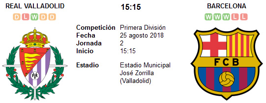 Real Valladolid vs Barcelona en VIVO Real Valladolid vs Barcelona en VIVO